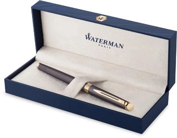 Buy your Waterman Hémisphère Metalic roller, fijn, zwart GT, giftbox at Supplierz BV