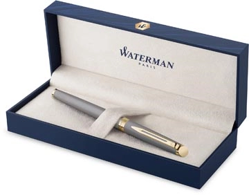 Vous pouvez acheter un Waterman Hémisphère Metalic stylo plume, fin, gris GT, giftbox chez Supplierz BV