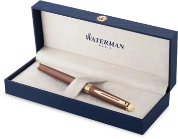 Een Waterman Hémisphère Metalic vulpen, fijn, koperrood GT, giftbox koop je bij Supplierz BV