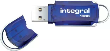 Een Integral Courier USB 2.0 stick, 16 GB koop je bij ShopXPress