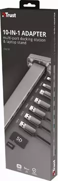 Een Trust Dalyx 10-in-1 USB-C Multiport Dock koop je bij ShopXPress