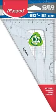 Een Maped winkelhaak Geometric 21 cm, 60° koop je bij ShopXPress