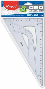 Een Maped winkelhaak Geometric 26 cm, 60° koop je bij ShopXPress