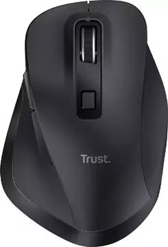 Een Trust Fyda Comfort draadloze muis Eco, zwart koop je bij ShopXPress