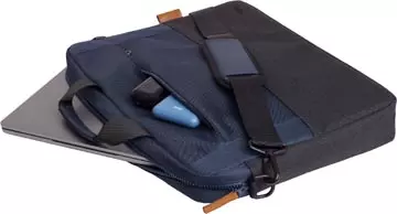 Een Trust laptoptas Lisboa voor 16 inch laptops, blauw koop je bij ShopXPress