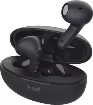 Een Trust Yavi Bluetooth draadloze oortjes, noice cancelling earphones, zwart koop je bij ShopXPress