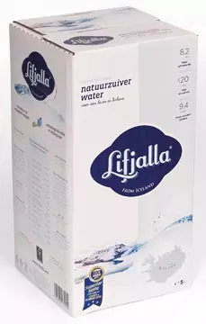 Een Lifjalla water, bag-in-box van 5 liter koop je bij Supplierz BV