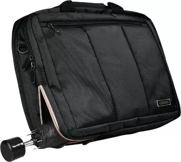 Een Cristo Portable laptoptas voor 15 inch laptops, 2-in-1, zwart koop je bij ShopXPress