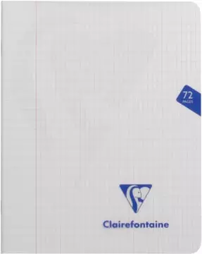 Een Clairefontaine schrift mimesys voor ft A5, 72 bladzijden, kaft in PP, geruit 4 x 8, geassorteerde kleuren koop je bij ShopXPress