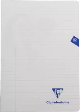 Een Clairefontaine schrift mimesys voor ft A4, 80 bladzijden, kaft in PP, gelijnd, geassorteerde kleuren koop je bij ShopXPress