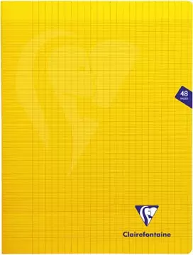 Een Clairefontaine schrift Mimesys voor ft A4+, 48 bladzijden, kaft in PP, seyès, geassorteerde kleuren koop je bij ShopXPress