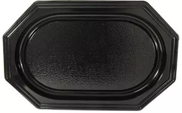 Buy your Cateringschaal, uit gerecycleerd PET, ft 45 x 30 cm, zwart, pak van 10 stuks at Supplierz BV