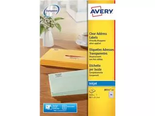 Avery transparante inkjetetiketten QuickPEEL producten bestel je eenvoudig online bij Supplierz BV