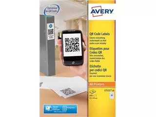 Avery printbare QR-etiketten producten bestel je eenvoudig online bij Supplierz BV