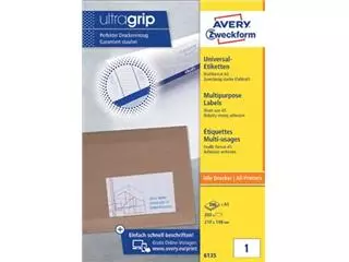 Avery witte universele etiketten ultragrip producten bestel je eenvoudig online bij Supplierz BV