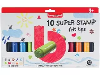 Bruynzeel Kids viltstift Super Stamp producten bestel je eenvoudig online bij Supplierz BV