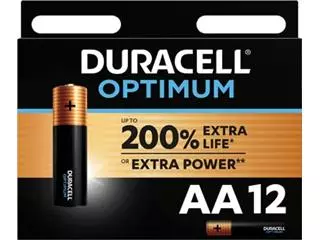 Duracell alkalinebatterijen Optimum producten bestel je eenvoudig online bij Supplierz BV