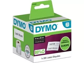 Dymo Etiketten/labels op rol voor LabelWriter producten bestel je eenvoudig online bij Supplierz BV