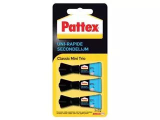 Pattex secondelijm Classic Mini Trio producten bestel je eenvoudig online bij Supplierz BV