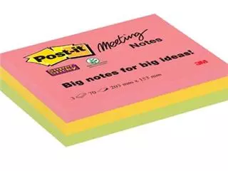 Post-it Super Sticky meeting notes producten bestel je eenvoudig online bij Supplierz BV