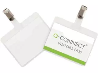 Q-CONNECT badge met clip producten bestel je eenvoudig online bij Supplierz BV