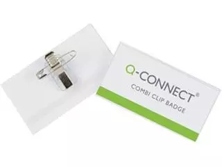 Q-CONNECT badge met combiklem producten bestel je eenvoudig online bij Supplierz BV