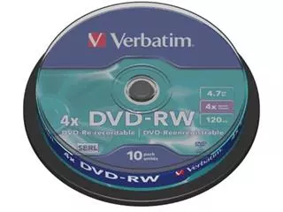 Verbatim DVD rewritable producten bestel je eenvoudig online bij Supplierz BV