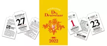 Een Dagblokkalender De Druivelaar 2025, display van 30 stuks koop je bij ShopXPress