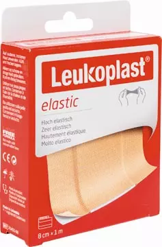 Een Leukoplast elastische pleister, 8 cm x 1 m koop je bij ShopXPress