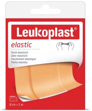 Een Leukoplast elastische pleister, 8 cm x 1 m koop je bij ShopXPress