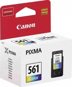 Een Canon inktcartridge CL-561, 180 pagina's, OEM 3731C001, 3 kleuren koop je bij ShopXPress