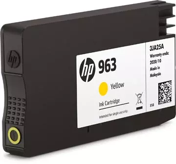 Een HP inktcartridge 963, 700 pagina's, OEM 3JA25AE, geel koop je bij ShopXPress