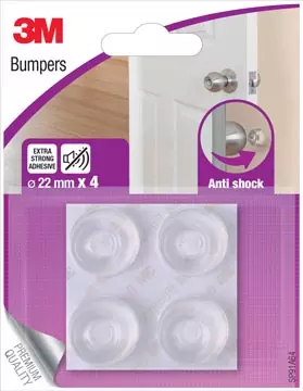 Een 3M Bumpers, Anti shock, 22 mm, blister van 4 stuks koop je bij ShopXPress