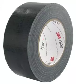 Een 3M duct tape 1900, ft 50 mm x 50 m, zwart koop je bij ShopXPress