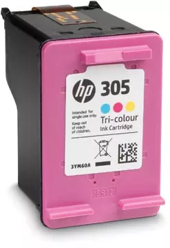 Een HP inktcartridge 305, 100 pagina's, OEM 3YM60AE, 3 kleuren koop je bij ShopXPress