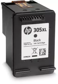 Een HP inktcartridge 305XL, 240 pagina's, OEM 3YM62AE, zwart koop je bij ShopXPress