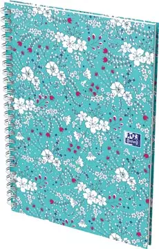 Een Oxford Floral hardcover spiraalschrift, ft A5, 60 vel, gelijnd, 3 geassorteerde designs koop je bij ShopXPress