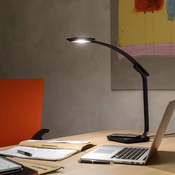 Een Unilux bureaulamp Timelight, zwart koop je bij ShopXPress