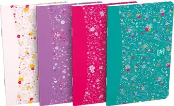 Een Oxford Floral softcover notitieblok, ft 9 x 14 cm, 30 vel, gelijnd, 4 geassorteerde designs koop je bij ShopXPress