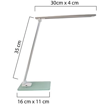 Een Unilux bureaulamp Popy, wit koop je bij ShopXPress