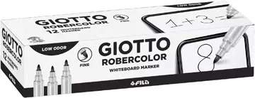Een Giotto Robercolor whiteboardmarker fijn, ronde punt, zwart koop je bij ShopXPress