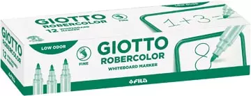 Een Giotto Robercolor whiteboardmarker fijn, ronde punt, groen koop je bij ShopXPress