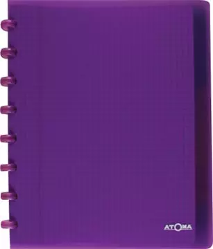 Een Atoma Trendy schrift, ft A5+, 120 bladzijden, geruit 5 mm, met 6 tabbladen, in geassorteerde kleuren koop je bij ShopXPress