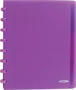 Een Atoma Trendy schrift, ft A5+, 120 bladzijden, commercieel geruit, met 6 tabbladen, in geassorteerde kleur koop je bij ShopXPress