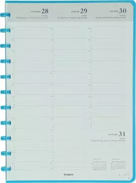 Een Atoma agenda, ft A5, crèmekleurig papier, 144 pagina's, 1 week op 2 pagina's, 2024 koop je bij ShopXPress