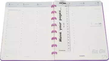 Een Atoma agenda, ft A5, crèmekleurig papier, 144 pagina's, 1 week op 2 pagina's, 2024 koop je bij ShopXPress