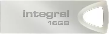 Een Integral ARC USB stick 2.0, 16 GB, zilver koop je bij ShopXPress