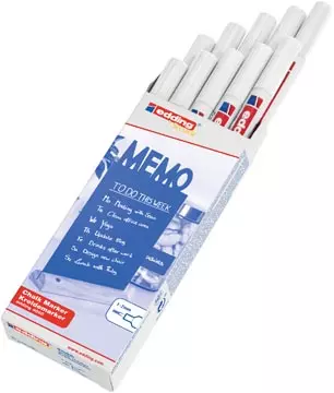 Een Edding Krijtmarker e-4085, ronde punt van 1 - 2 mm, wit koop je bij ShopXPress