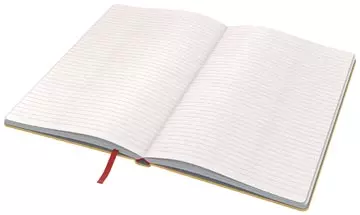 Een Leitz Cosy notitieboek met harde kaft, voor ft A5, gelijnd, geel koop je bij ShopXPress