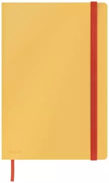 Een Leitz Cosy notitieboek met harde kaft, voor ft B5, geruit, geel koop je bij ShopXPress